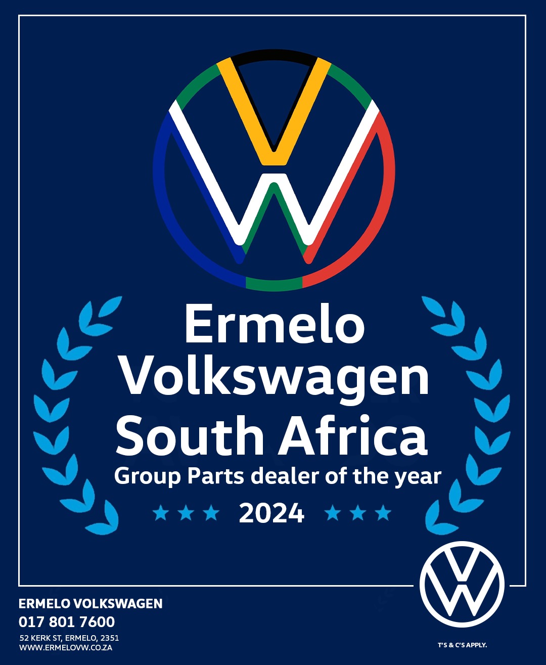 Ermelo VW Parts Award